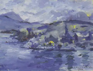 Lake Lucerne in the afternoon, by Lovis Corinth