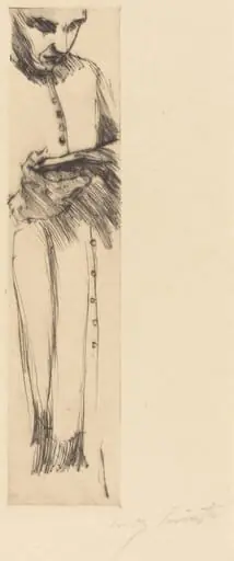 Lesender Mönch (Priest Reading), by Lovis Corinth