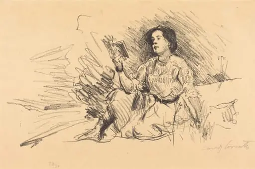 Lesendes Mädchen (Girl Reading)