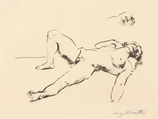 Liegender Weiblicher Akt II (Reclining Female Nude II ), by Lovis Corinth