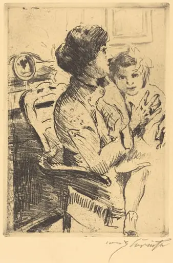 Mutter und Kind (Mother and Child), by Lovis Corinth