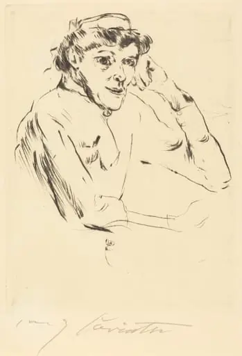 Pflegerin (Nurse), by Lovis Corinth