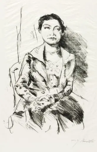 Portrait of a Young Woman (Anneliese Halbe), by Lovis Corinth
