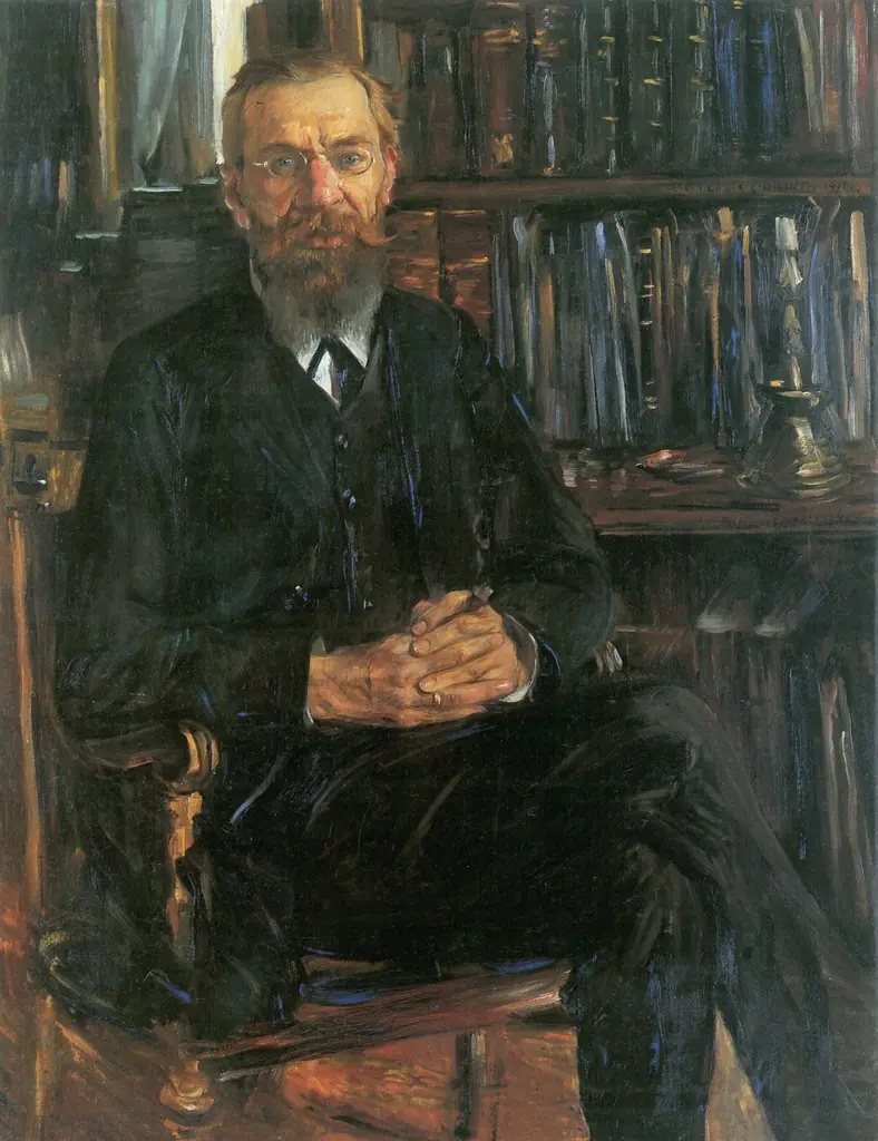 Portrait of Dr Edward Meyer (1855-1930), German historian, by Lovis Corinth