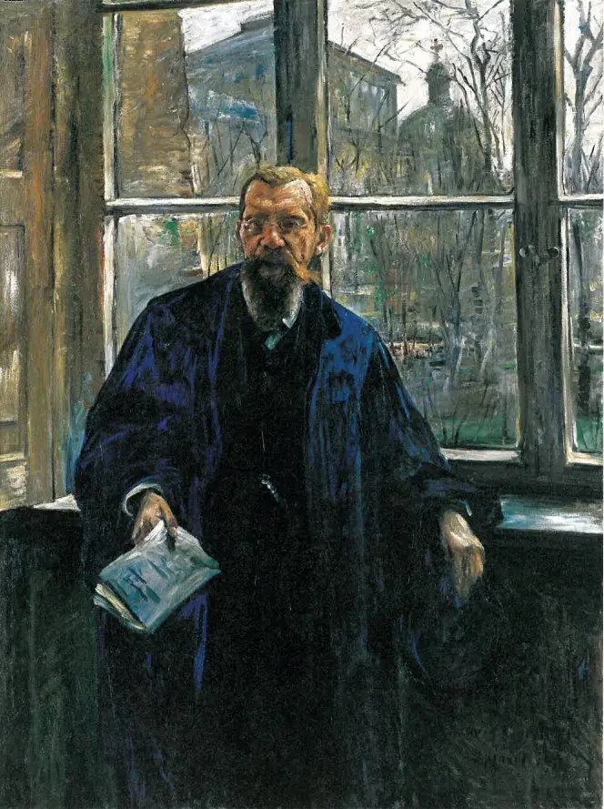 Porträt Prof. Dr. Eduard Meyer als Dekan, by Lovis Corinth