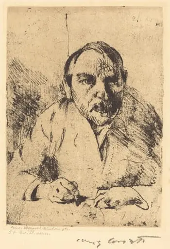 Selbstbildnis (Self-Portrait), by Lovis Corinth