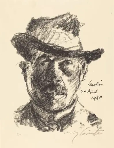 Selbstbildnis (Self-Portrait), by Lovis Corinth