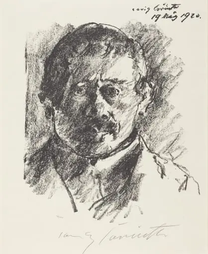 Selbstbildnis (Self-Portrait), by Lovis Corinth