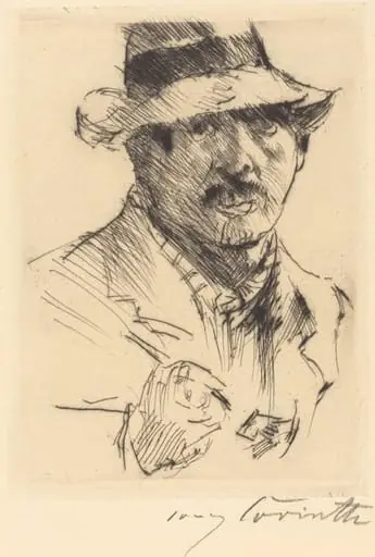 Selbstbildnis (Self-Portrait), by Lovis Corinth