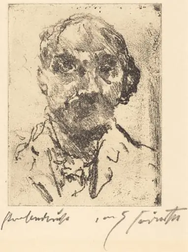 Selbstbildnis (Self-Portrait), by Lovis Corinth