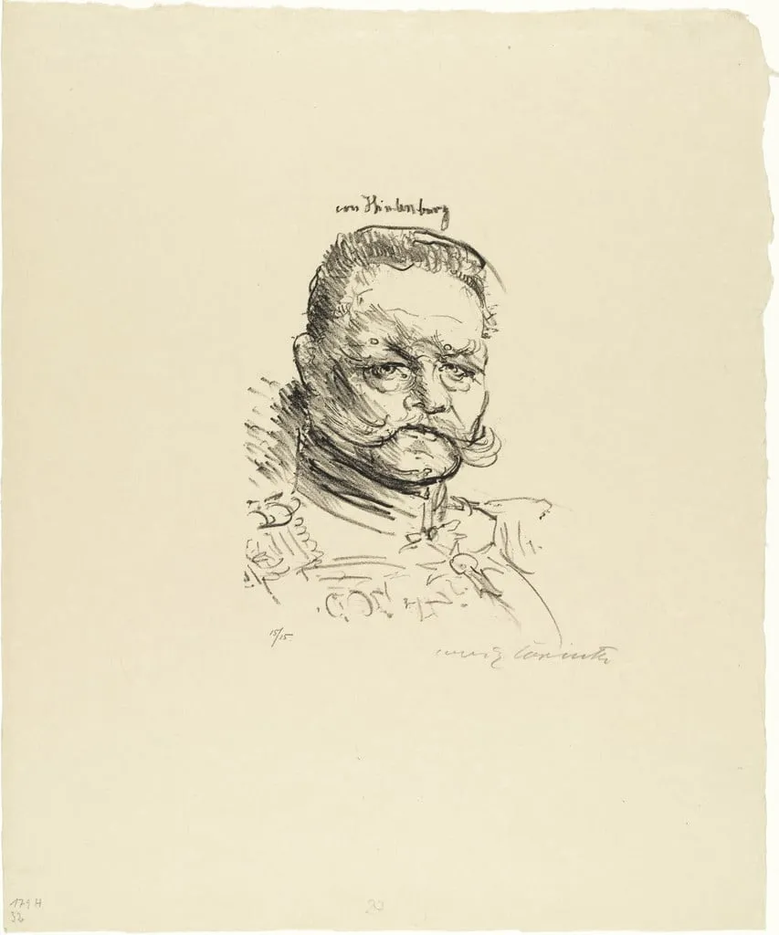 Untitled, by Lovis Corinth, ink, 1901