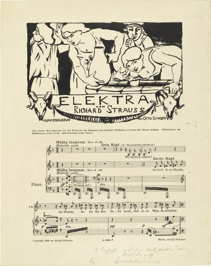 Untitled, by Lovis Corinth, ink, 1908