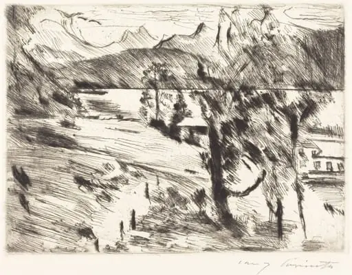 Walchensee landschaft (Walchensee Landscape), by Lovis Corinth