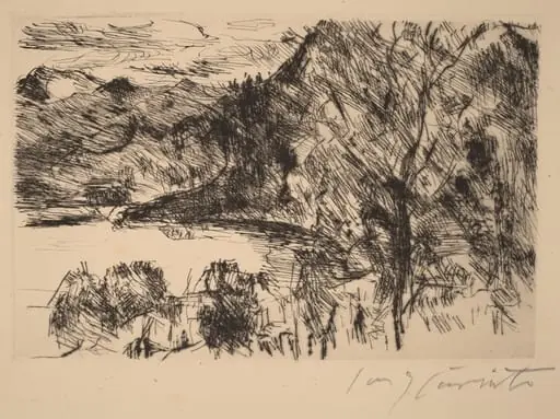 Walchensee mit Jochberg (Walchensee with Jochberg), by Lovis Corinth