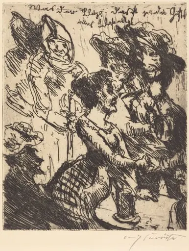 "Was der blitz! Das ist ja die gustel von blasewitz" ("What's That! It's Gustel von Blasewitz"), by Lovis Corinth