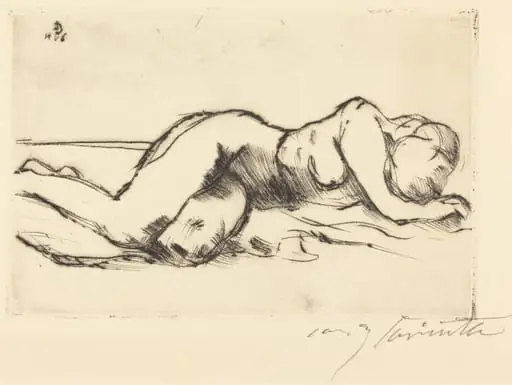 Weiblicher Akt (Female Nude), by Lovis Corinth