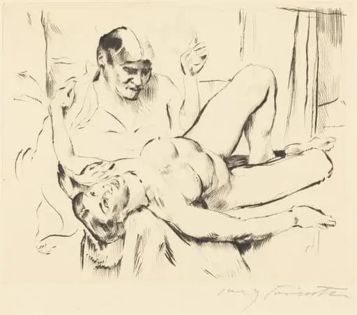 Weissagung (Prophecy), by Lovis Corinth