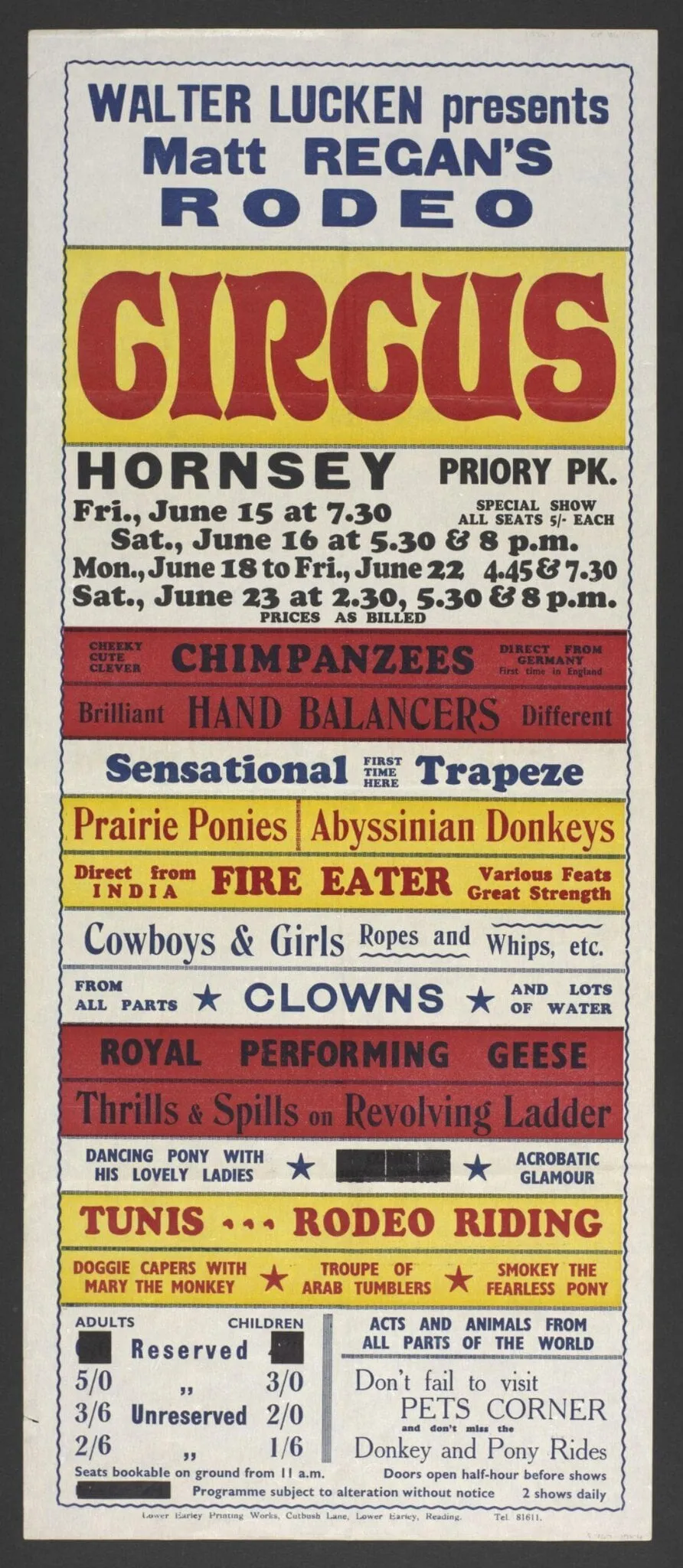 Untitled, by Lower Earley Printing Works, 1950