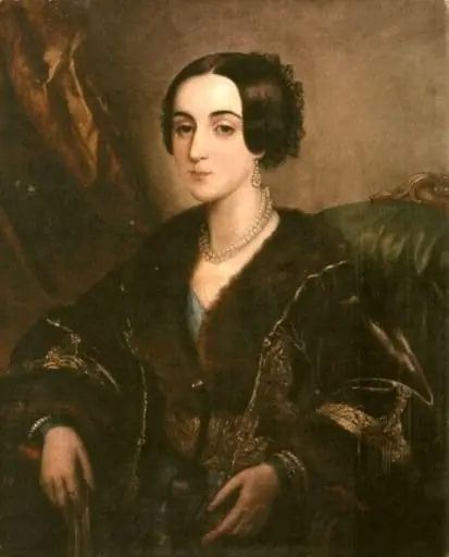Portret de femeie, by Lowes, I.