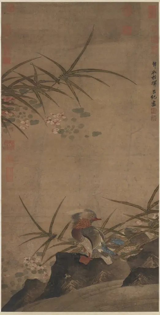 Mondarin Ducks, by Lü Ji
