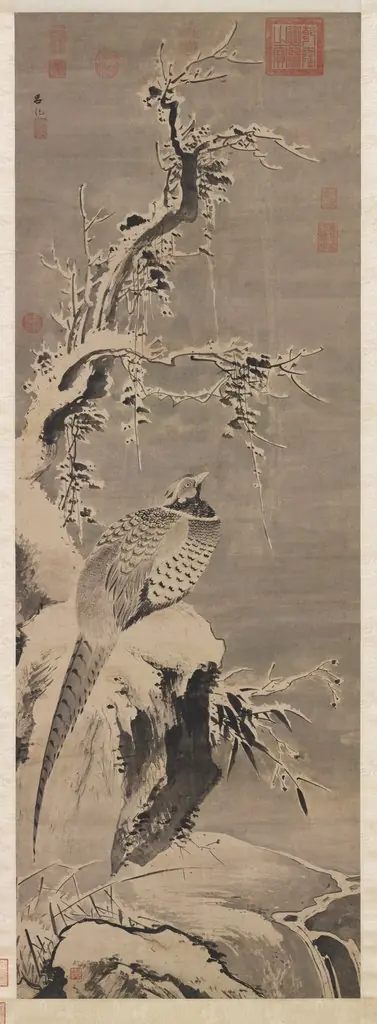 Wild Pheasant in the Cold of Snow, by Lü Ji