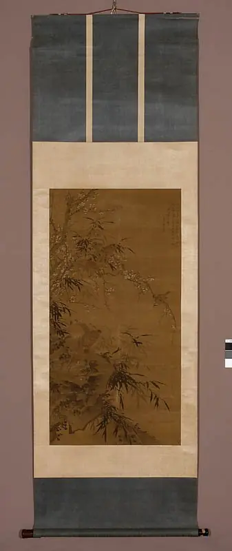 Ptaki na gałęzi śliwy, by Lu Zhi