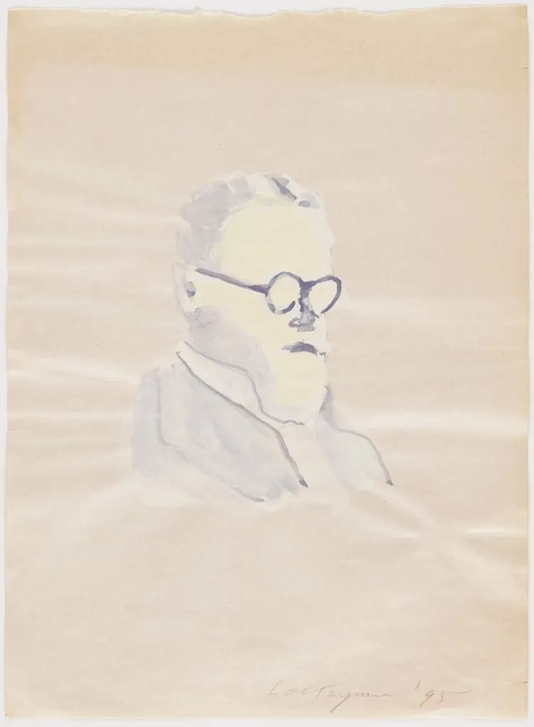 Untitled, by Luc Tuymans, gouache, 1995