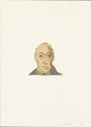 Untitled, by Luc Tuymans, 1990