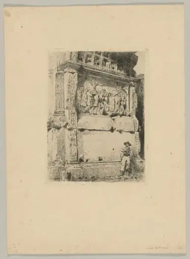 Rome, Arch of Titus, by Luca Beltrami