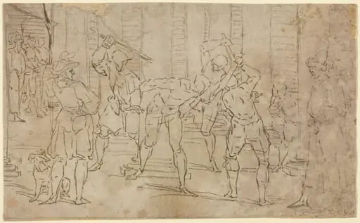 Flagellation of Christ, by Luca Cambiaso