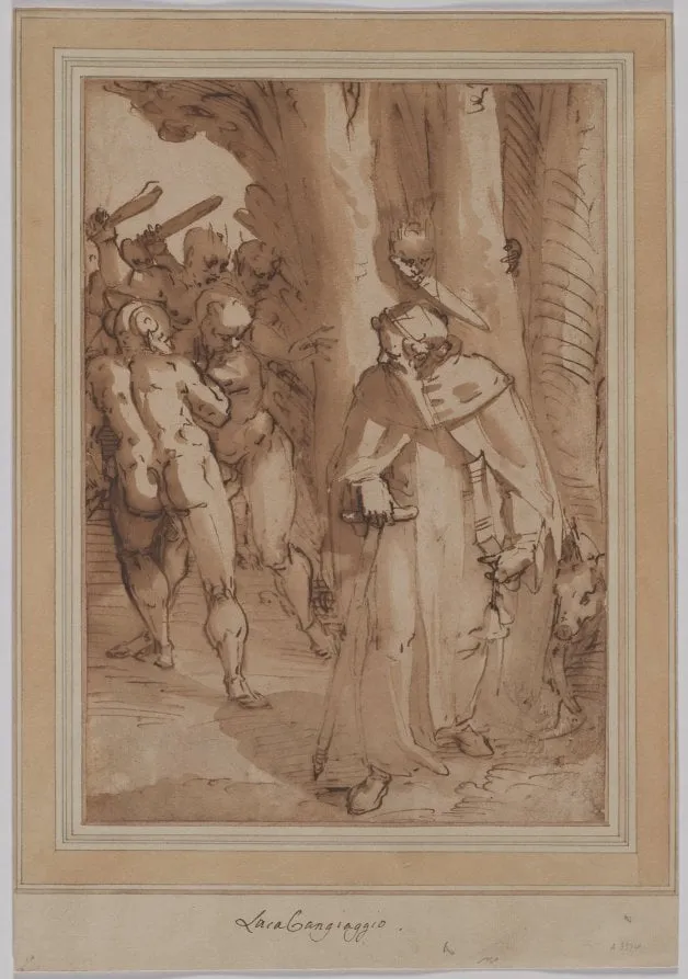 Temptation of Saint Anthony, by Luca Cambiaso, 1574