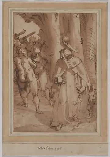 Temptation of Saint Anthony, by Luca Cambiaso