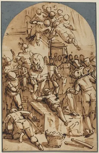 The Martyrdom of Saint Lawrence, by Luca Cambiaso
