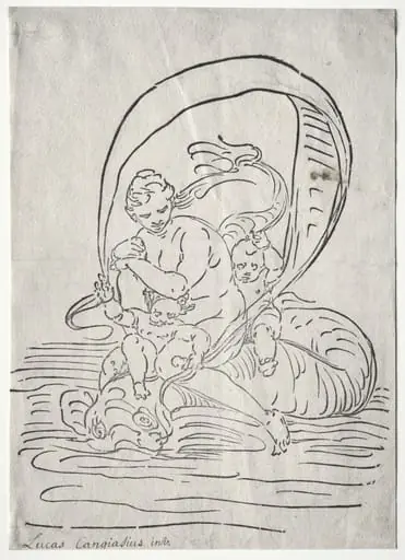 The Triumph of Amphitrite, by Luca Cambiaso, 1504