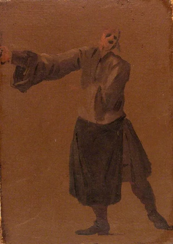 A Gondolier, by Luca Carlevarijs, oil, 1705