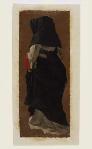 A Lady Seen from Behind, by Luca Carlevarijs