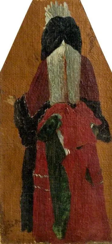 A Lady Seen from Behind, by Luca Carlevarijs