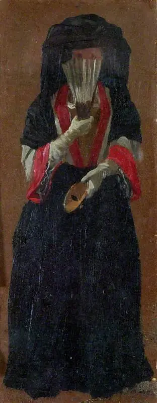 A Lady Seen in Full Face, by Luca Carlevarijs