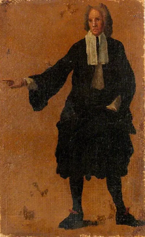 A Man, Perhaps a Lawyer, by Luca Carlevarijs