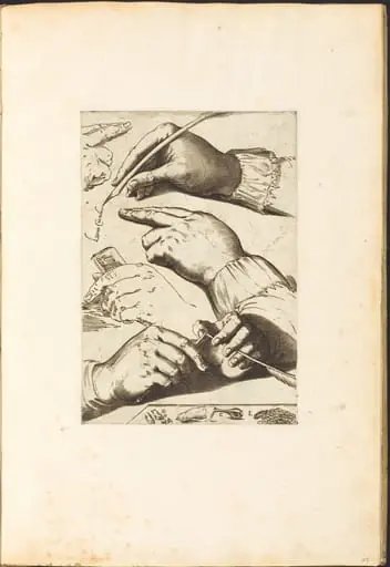 Print from Drawing Book, by Luca Ciamberlano