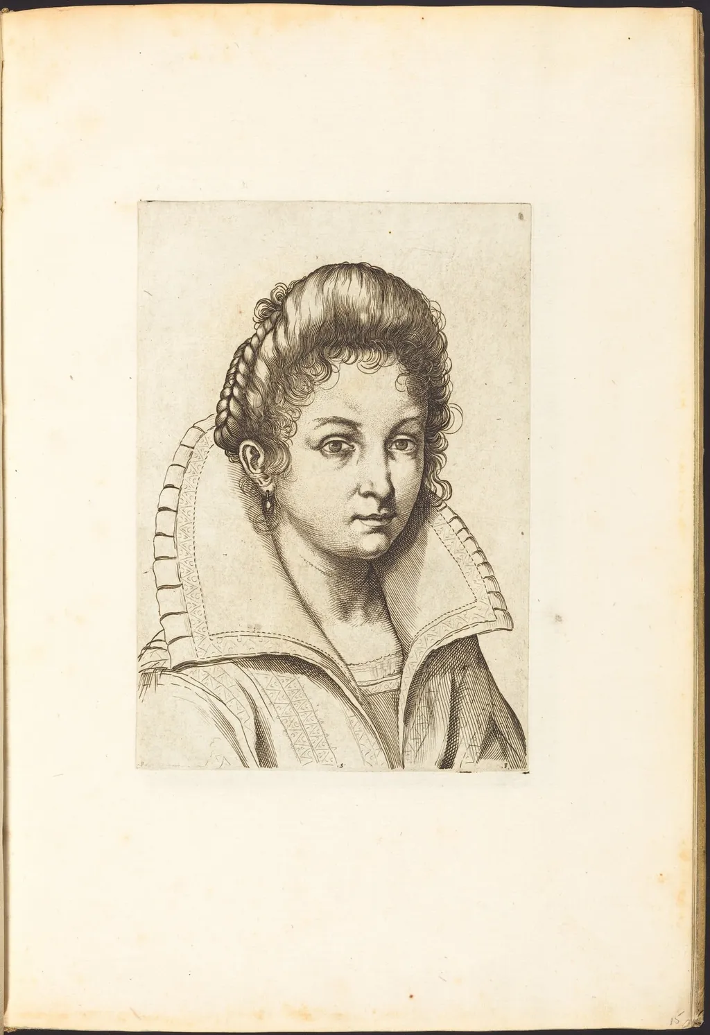 Print from Drawing Book, by Luca Ciamberlano, ink, 1615