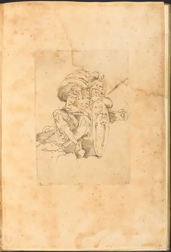 Print from Drawing Book, by Luca Ciamberlano