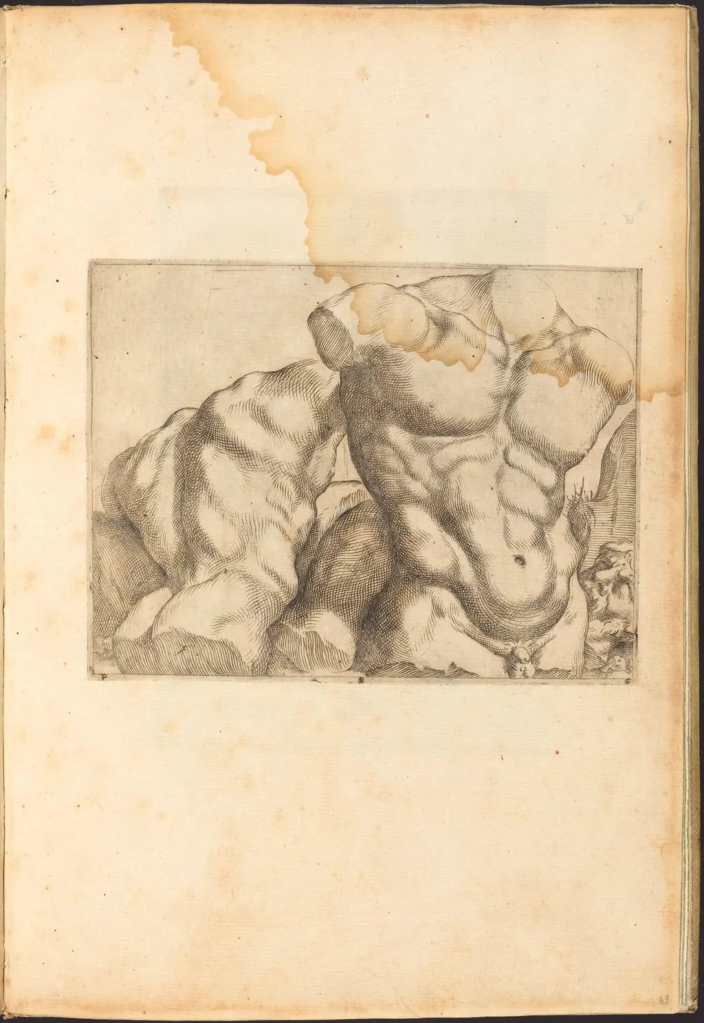 Print from Drawing Book, by Luca Ciamberlano, ink, 1615