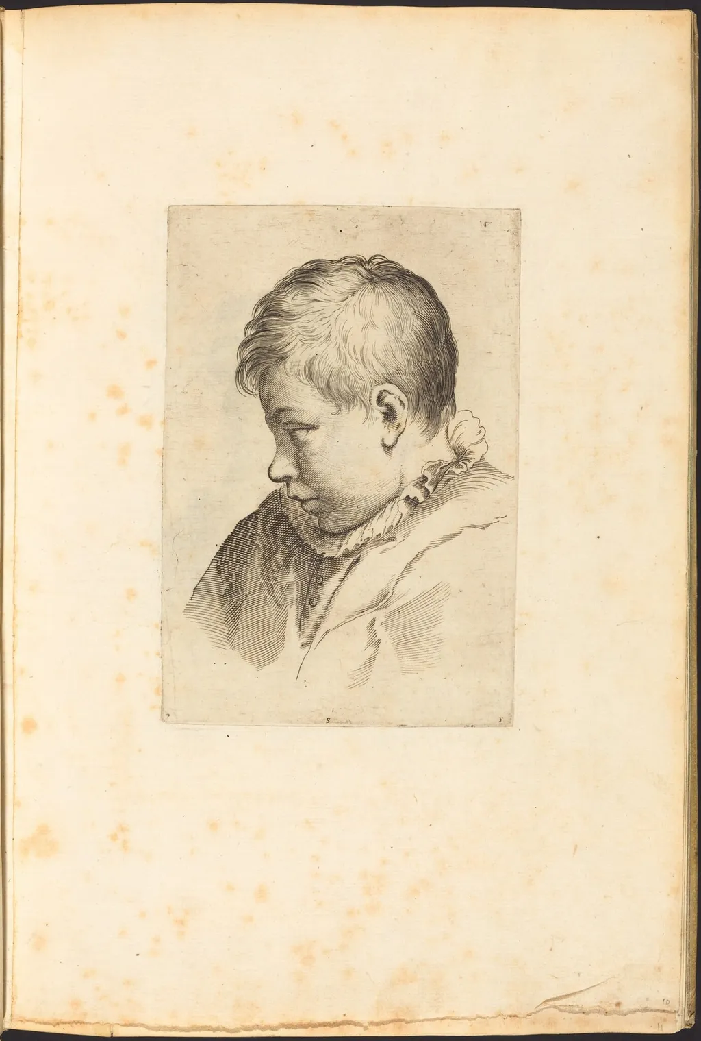Print from Drawing Book, by Luca Ciamberlano, ink, 1615