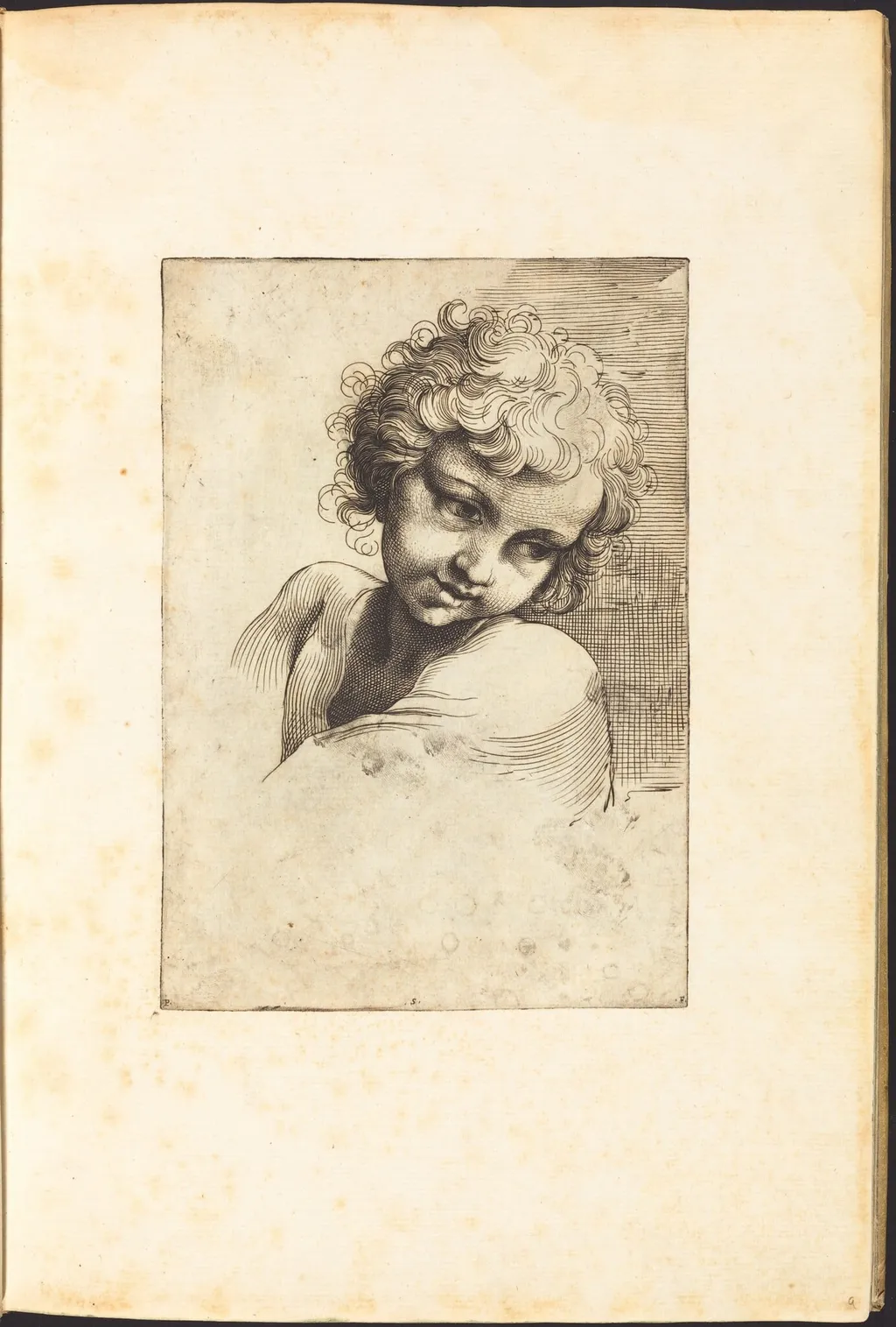 Print from Drawing Book, by Luca Ciamberlano, ink, 1615