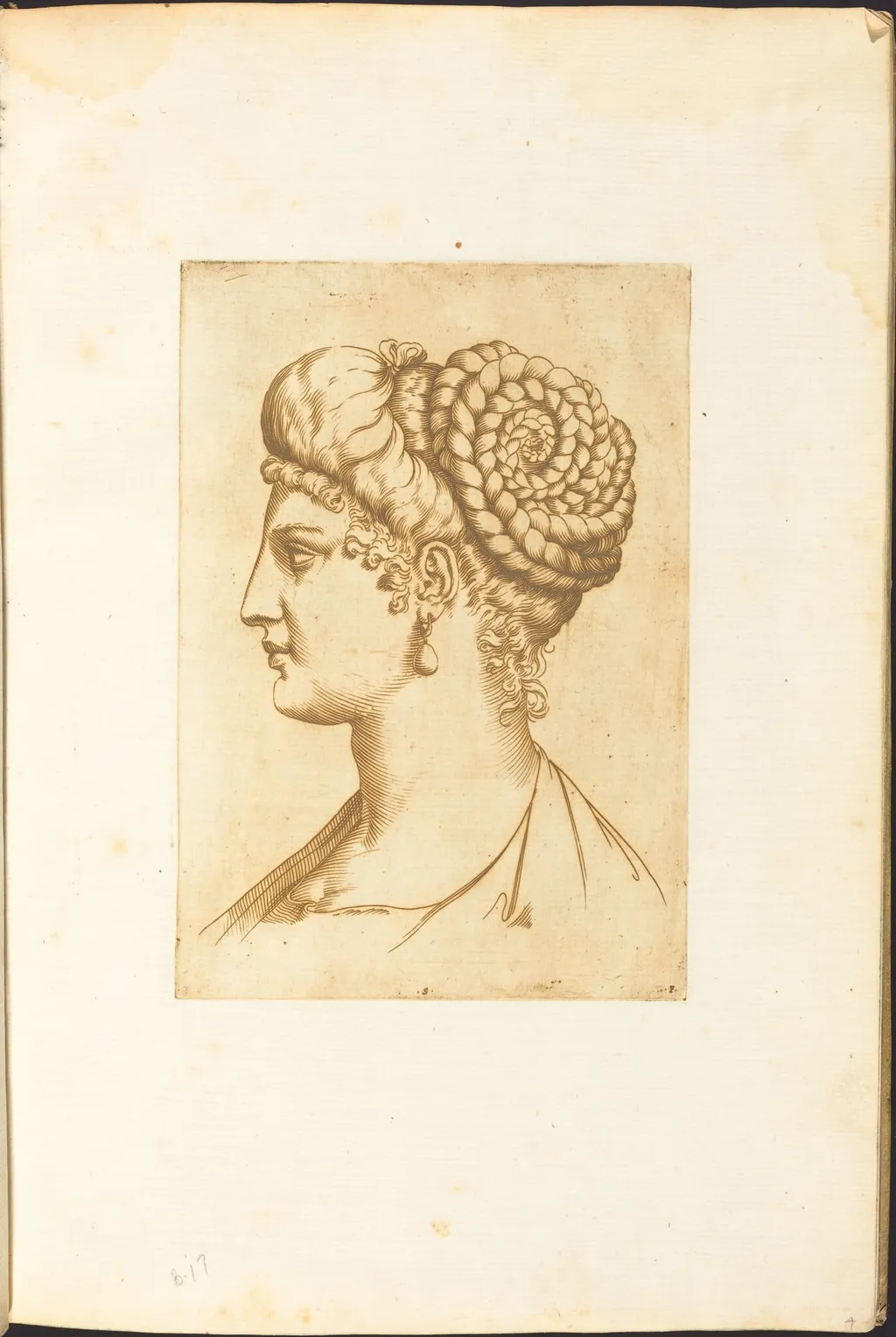 Print from Drawing Book, by Luca Ciamberlano, ink, 1615