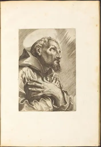 Saint Francis of Assisi, by Luca Ciamberlano