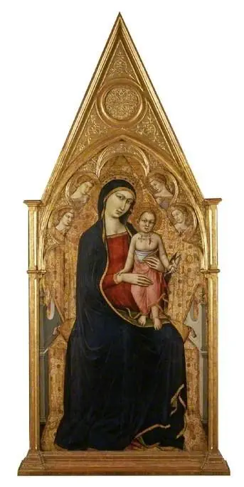 Virgin and Child enthroned, by Luca di Tommè