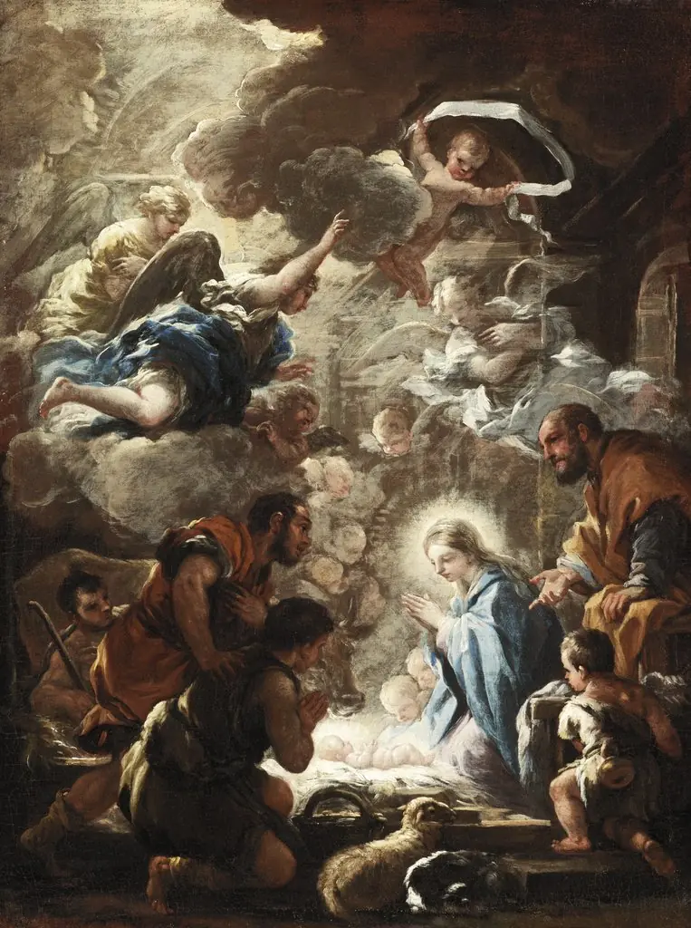 Adoration of the Shepherds (1690), by Luca Giordano