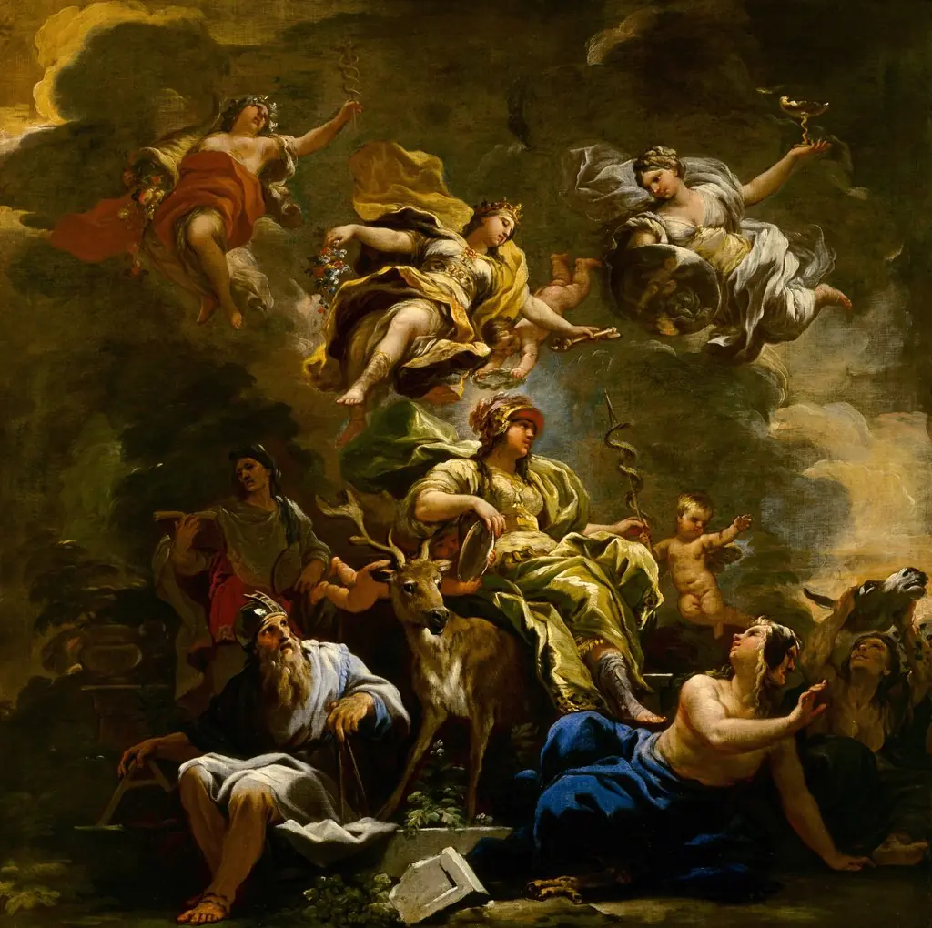 Allegory of Prudence, by Luca Giordano